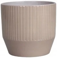 Donice - Osłonka ceramiczna 79 13 cm szary lazur - miniaturka - grafika 1