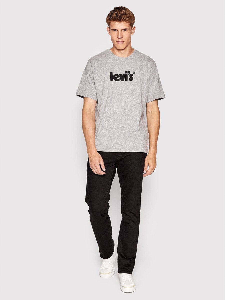 LEVI'S CZARNE PROSTE JEANSY MĘSKIE BAWEŁNIANE 34/30 16EA