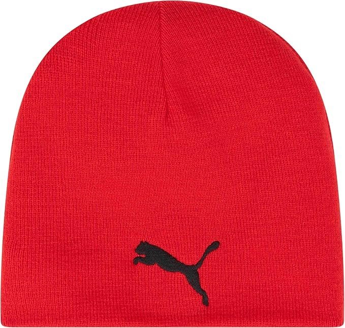 Czapka Puma AC Milan Unisex Czarna-Czerwona 100% bawełna