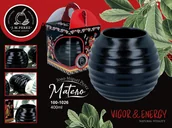 Serwisy do kawy i herbaty - Naczynie Ceramiczne do Yerby - czarna opona - miniaturka - grafika 1