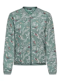 ONLY Onlvic Bomber Jacket AOP Ptm damska kurtka bomberka, Chinois Green/AOP: WILD BIRDS, 36 - Kurtki damskie - miniaturka - grafika 1