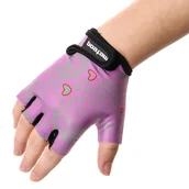 Rękawiczki rowerowe - Meteor, Rękawiczki rowerowe, Kids flower, 16 cm - miniaturka - grafika 1