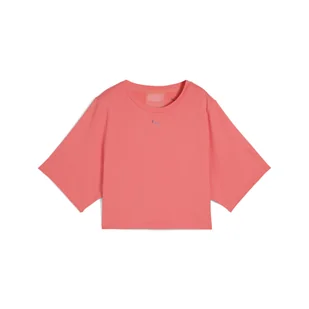 Damska koszulka z siateczki CLOUDSPUN PUMA Peach Frost Red - Koszulki sportowe damskie - miniaturka - grafika 1