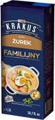Zupy w płynie - Krakus Zupa Żurek Familijny w kartonie 1,5l - miniaturka - grafika 1