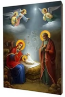 Ikony i obrazy sakralne - Ikona Boże Narodzenie - miniaturka - grafika 1
