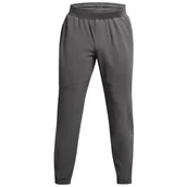 Spodnie sportowe męskie - Męskie spodnie dresowe Under Armour Stretch Woven Joggers Rozmiar: M / Kolor: szary - miniaturka - grafika 1