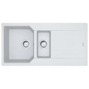 Franke Urban UBG 651-100 GSC Zlewozmywak granitowy półtorakomorowy 100x50 cm biały polarny 114.0687.302 - Zlewozmywaki - miniaturka - grafika 1