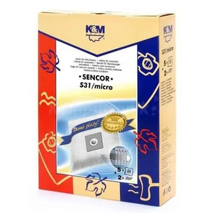Sencor Worki do odkurzacza K&m S31 micro 5szt. - Worki do odkurzaczy - miniaturka - grafika 1