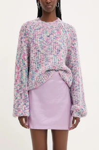 Desigual spódnica LONDON kolor różowy mini ołówkowa 24WWFK01 - Spódnice - miniaturka - grafika 1
