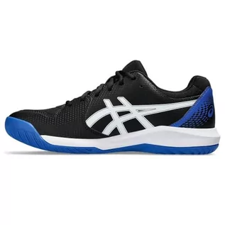 Trampki męskie - ASICS Żel-Dedicate 8 Clay, Męskie trampki, 41.5 EU, Black Tuna Blue, 41.5 EU - grafika 1