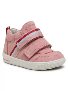 Buty dla dziewczynek - Superfit Sneakersy 1-000354-5510 Różowy - grafika 1