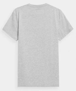 T-shirt męski 4F Koszulka z nadrukiem SZARA - Koszulki męskie - miniaturka - grafika 2