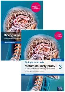 Pakiet Biologia na czasie 3. Podręcznik i Maturalne karty pracy dla liceum ogólnokształcącego i technikum. Zakres rozszerzony. Szkoły - Podręczniki dla liceum - miniaturka - grafika 1