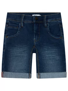 Name it Szorty jeansowe Sofus 13150022 Granatowy Slim Fit - Spodnie i spodenki dla chłopców - miniaturka - grafika 1
