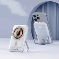 Powerbanki - PowerBank Q15 10000 mAh 20W (MagSafe) - biały - miniaturka - grafika 1