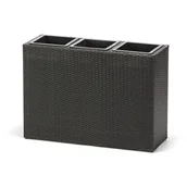 Donice - Zewnętrzna doniczka w czarnym kolorze Bonami Essentials Patteo - miniaturka - grafika 1