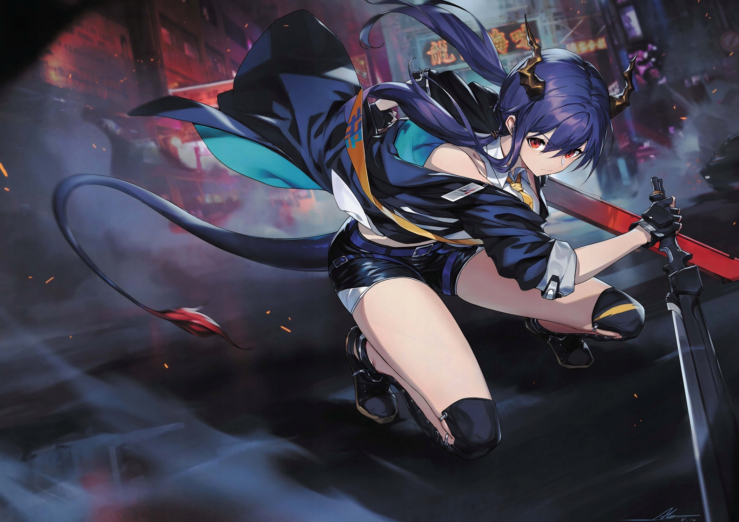 Plakat A3 gra anime Arknights