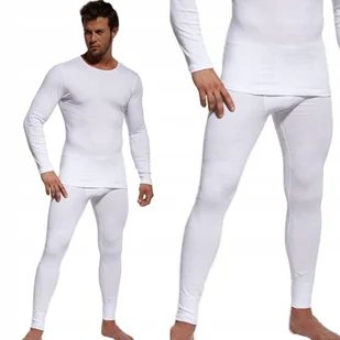 Kalesony getry Męskie CORNETTE Authentic 009 XXL / 52 Biały - Pozostała odzież narciarska - miniaturka - grafika 1