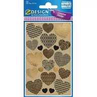 Zabawki kreatywne - Naklejki papierowe Serca - miniaturka - grafika 1