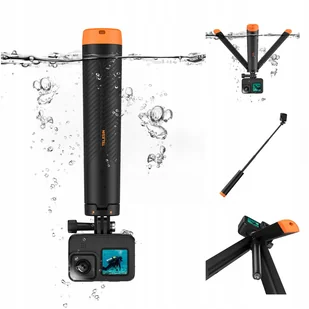 Wodoodporny tripod selfie-stick wysięgnik Telesin do kamer GoPro Dji Insta - Selfie stick - miniaturka - grafika 1