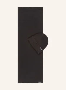 Calvin Klein Zestaw: Szalik I Czapka schwarz - Czapki damskie - miniaturka - grafika 1