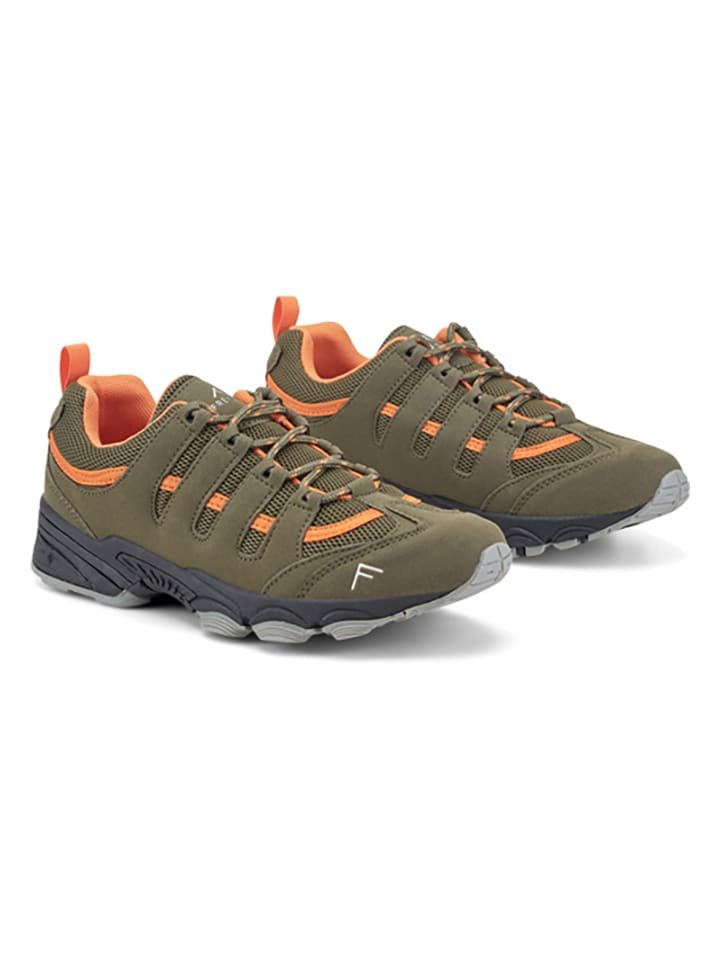 Freyling Sneakersy w kolorze oliwkowo-pomarańczowym