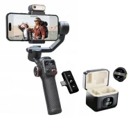 Gimbale - Hohem iSteady M6 + mikrofon Hawk HW-MIC101 - miniaturka - grafika 1