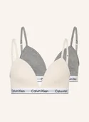 Biustonosze - Calvin Klein Biustonosz Bustier Icon Cotton Stretch, 2 Szt rosa - miniaturka - grafika 1