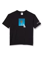 Koszulki męskie - Champion T-shirt męski, Czarny La (Kk001), XS - miniaturka - grafika 1