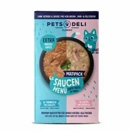 Mokra karma dla kotów - Karma mokra dla kota Adult Sosy Menu Multipack Łosoś, Tuńczyk 6x70g - miniaturka - grafika 1