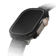 Akcesoria do zegarków - UNIQ etui Valencia Apple Watch Ultra 49 mm. czarny/midnight black - miniaturka - grafika 1