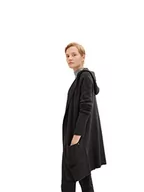 Swetry damskie - TOM TAILOR Denim Damski Kardigan z kieszeniami 1034504, 10522 - Shale Grey Melange, M - miniaturka - grafika 1