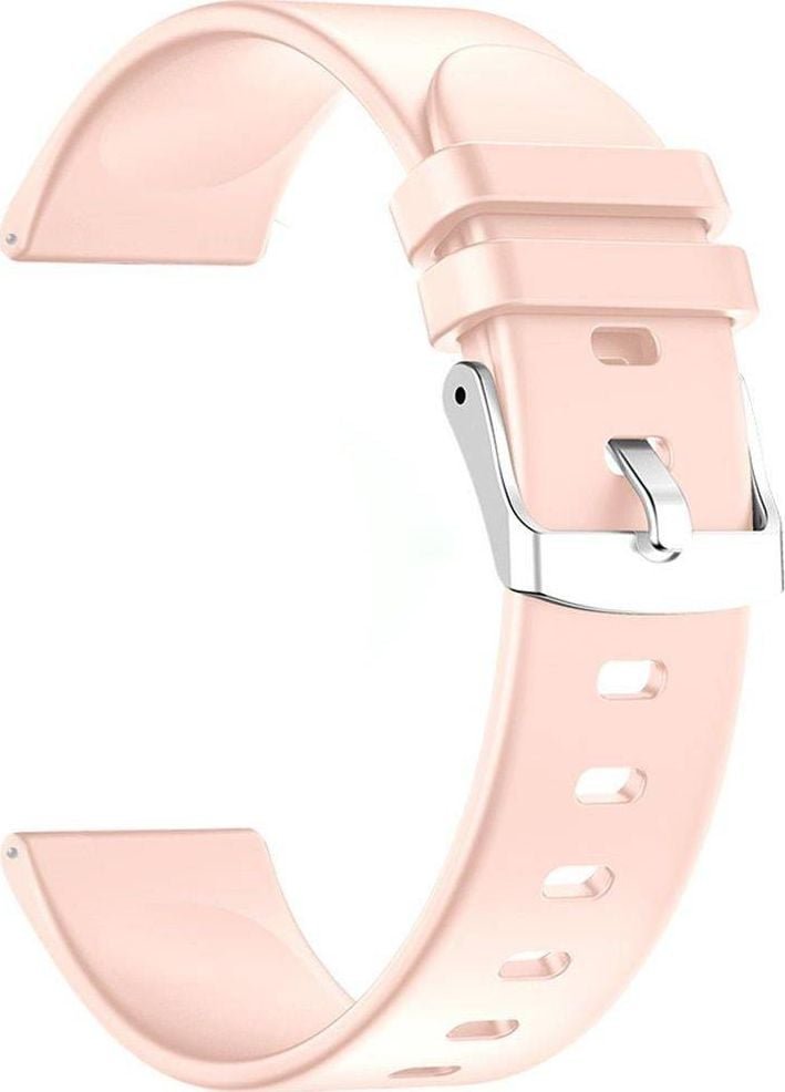 Kemer Pasek silikonowy do Smartwatcha 22 mm RÓŻOWY RNCE40 SW010 KW19 PS1D