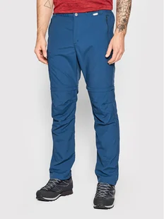 Regatta Spodnie outdoor Leesville II RMJ240R Granatowy Regular Fit 5059404116386 - Spodnie sportowe męskie - miniaturka - grafika 1