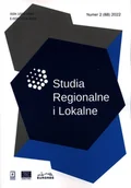 Czasopisma - Studia Regionalne i Lokalne 2 (88) 2022 - miniaturka - grafika 1