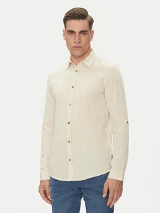 INDICODE Koszula Dikson 20-511 Beżowy Regular Fit - Koszule męskie - miniaturka - grafika 1