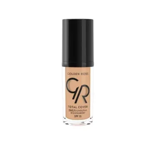 Golden Rose Total Cover 2in1 Fundation &amp; Concealer - Podkład i korektor w jednym - 04 - BEIGE GOLID2W-ZY2W-03 - Podkłady do twarzy - miniaturka - grafika 1