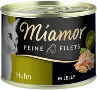 Mokra karma dla kotów - Miamor Feine Filets w galarecie, 6 x 185 g - Kurczak - miniaturka - grafika 1