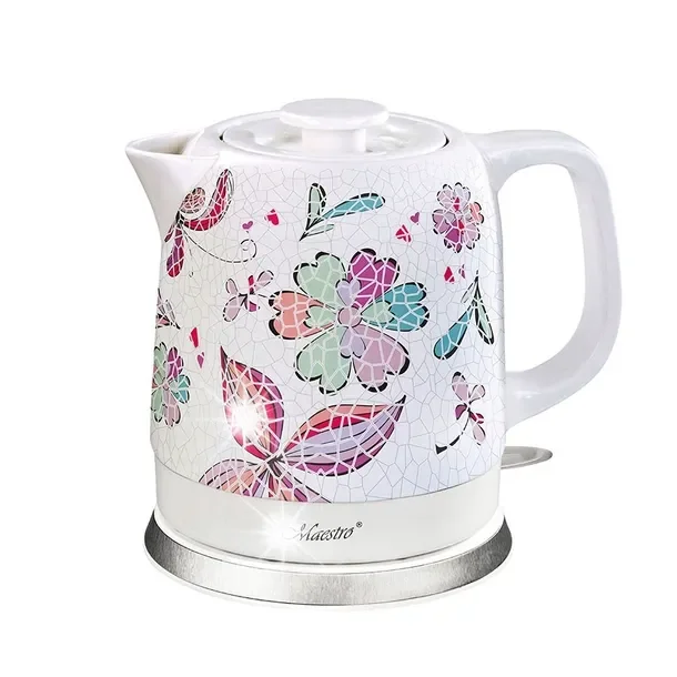 Czajnik elektryczny Maestro MR-068-FLOWERS 1500 W 1,5 l biały