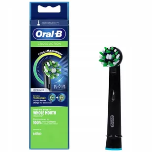 Końcówka do szczoteczki Oral-B Cross Action EB50BK czarna - Końcówki do szczoteczek elektrycznych - miniaturka - grafika 4