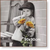 Ramki na zdjęcia - Rama aluminiowa do plakatu 90x90cm, brązowa / ARTVIC - miniaturka - grafika 1