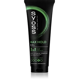Syoss Żel do włosów Max Hold 5 Power Gel) 250 ml - Kosmetyki do stylizacji włosów - miniaturka - grafika 1