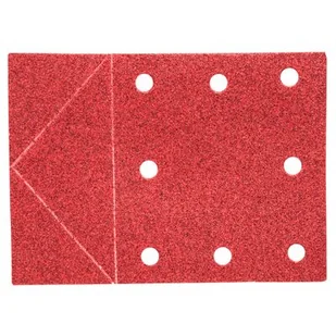 Papier ścierny 115 x 160 mm, otwory, perforacja do odrywania, rzep, K100, 3 sztuki GRAPHITE - Materiały ścierne - miniaturka - grafika 1