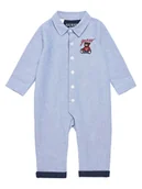 Rampersy - Guess Romper P5YG06 W9CL0 Niebieski - miniaturka - grafika 1