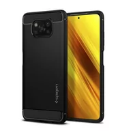 Etui i futerały do telefonów - Spigen nakładka Rugged Armor do Xiaomi POCO X3 NFC matte czarna 8_2266126 - miniaturka - grafika 1