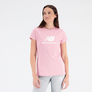 Koszulki i topy damskie - Koszulka damska New Balance WT31546HAO  różowa - miniaturka - grafika 1