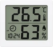 Stacje pogodowe - Dokładny termohigrometr do pielęgnacji zwierząt i dekoracji pokoju dziecięcego, biały - miniaturka - grafika 1