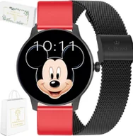 Smartwatch - G.Rossi Zegarek SMARTWATCH na Komunię G. Rossi SW020-2 + czerwony pasek silikonowy - miniaturka - grafika 1
