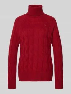 Golf o kroju relaxed fit z czystej wełny - Swetry damskie - miniaturka - grafika 1