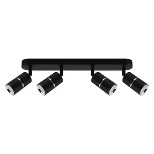 Sufitowa lampa do salonu DIOR SPT 4266 Ideus spoty metal chrom czarna - Lampy sufitowe - miniaturka - grafika 1